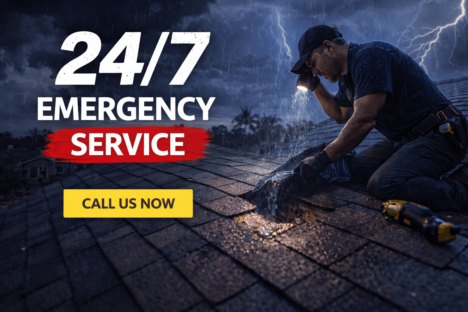 Emergency roof repair response for storm-related damage in Tampa
